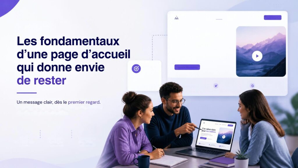 Les fondamentaux d&rsquo;une page d&rsquo;accueil qui donne envie de rester