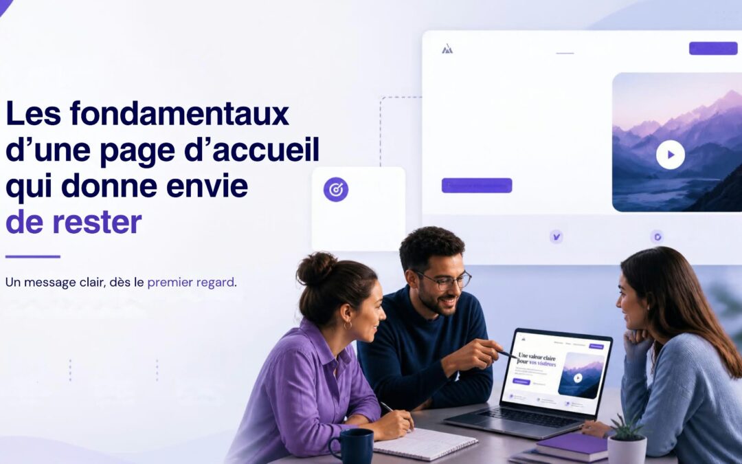 Les fondamentaux d&rsquo;une page d&rsquo;accueil qui donne envie de rester